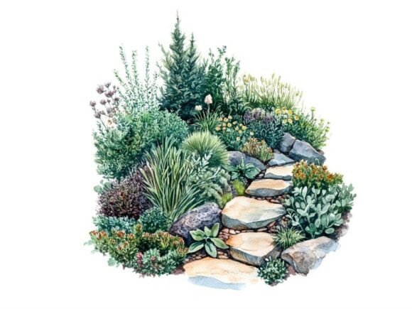 Download 10 Floral Botanical Garden Scene Clipart - Clip Collection