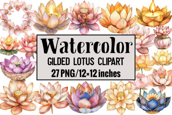Download Gilded Lotus Clipart - Clip Collection