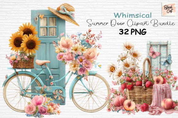 Download Whimsical Summer Clipart Bundle PNG - Clip Collection