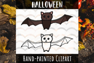 Download Halloween Bat Hand Painted Clipart - Clip Collection