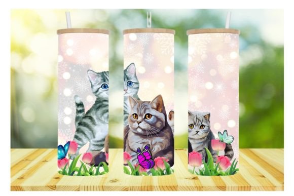 Download Cat Pet Portrait Tumbler - Pet portrait Collection