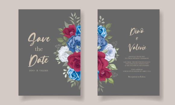 Download Elegant Wedding Card Flowers Design - Card Collection