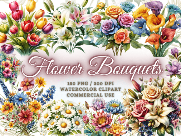 Download Watercolor Flowers Clipart - Flower Png - Clip Collection