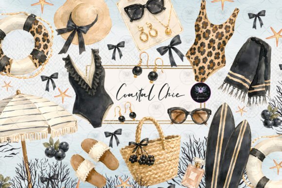 Download Coastal Chic Summer Clipart - Clip Collection