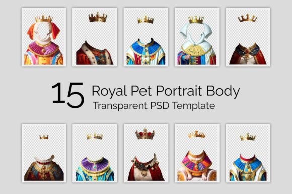 Download Transparent Royal Pet Portrait Body - Pet portrait Collection