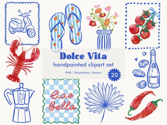 Download Dolce Vita Summer Clipart Collection PNG - Clip Collection