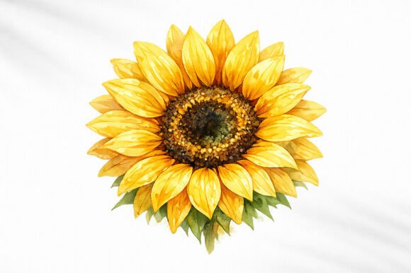 Download Watercolor Sunflower Bloom PNG Clipart - Clip Collection