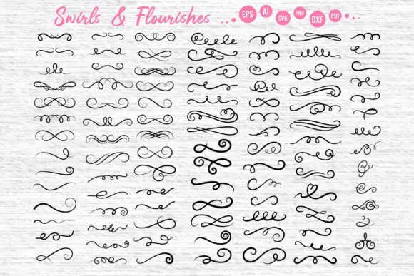 Download Swirls and Flourishes Clipart - Clip Collection
