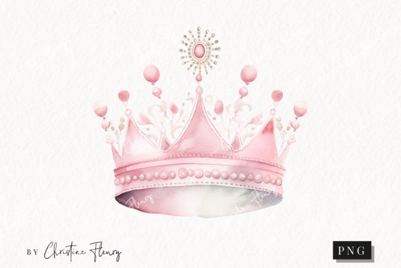 Download Watercolor Pink Crown Clipart | Princess - Clip Collection