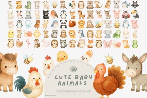 Download Baby Animals Clipart Set - Clip Collection