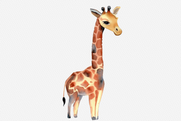 Download Watercolor Giraffe Clipart - Clip Collection