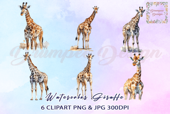 Download Watercolor Giraffe Clipart - Clip Collection