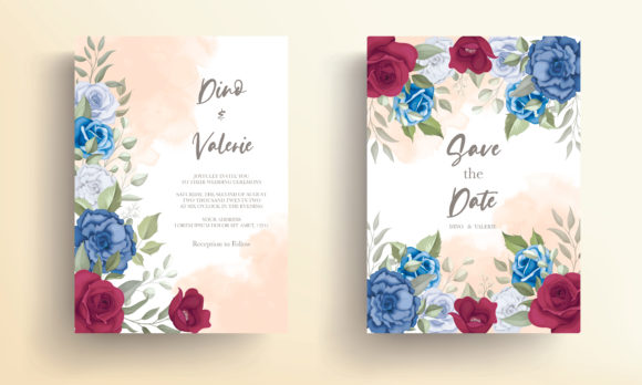 Download Elegant Wedding Card Flowers Design - Card Collection