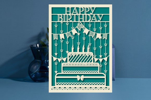 Download Personalized Birthday Card Paper Cut - Card Collection