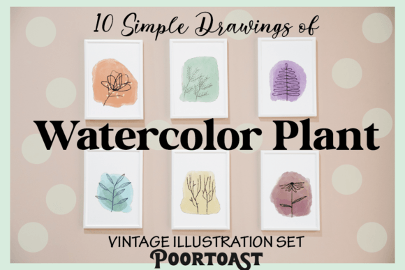 Download Watercolor Plants 10 Clipart - Clip Collection