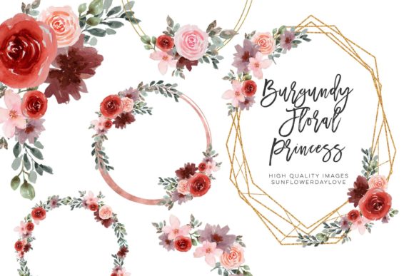 Download Watercolor Flower Frame Clipart, Wedding - Clip Collection