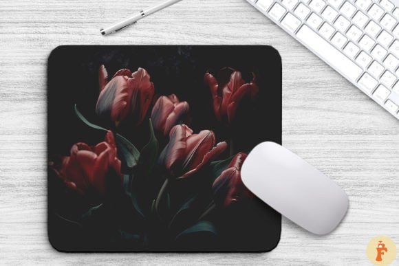 Download Mystical Gothic Tulips Mouse Pad - Tulips Collection