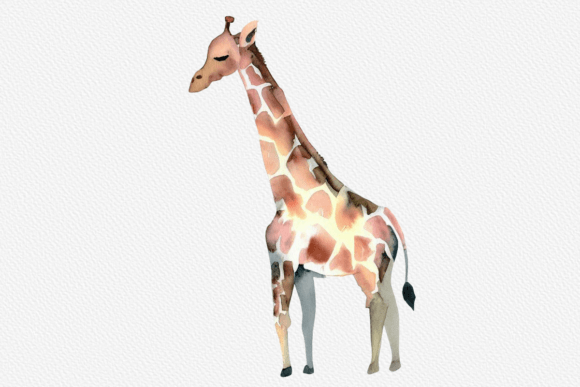Download Watercolor Giraffe Clipart PNG - Clip Collection