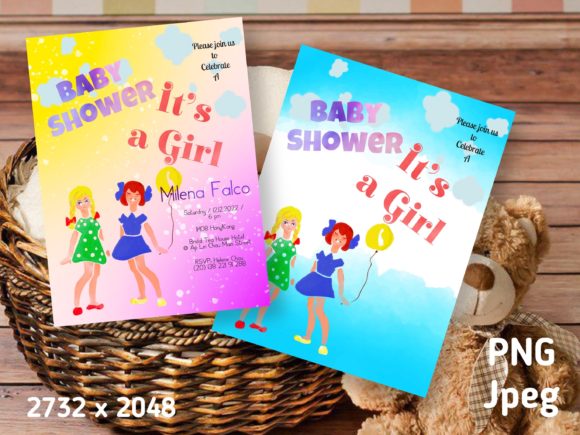 Download Baby Shower Invitation Clipart Postcard - Card Collection