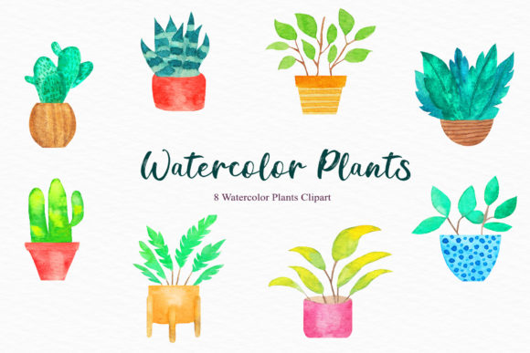 Download Watercolor Plants Clipart - Clip Collection