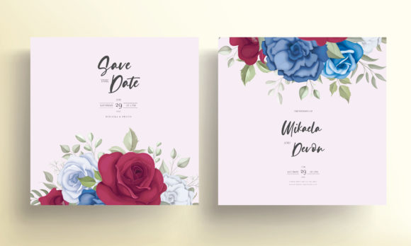 Download Elegant Wedding Card Flowers Design - Card Collection