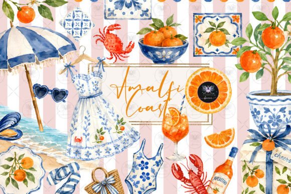 Download Amalfi Coast Summer Clipart - Clip Collection