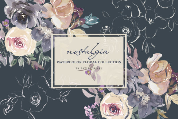 Download Autumn Watercolor Floral Clipart Set - Clip Collection