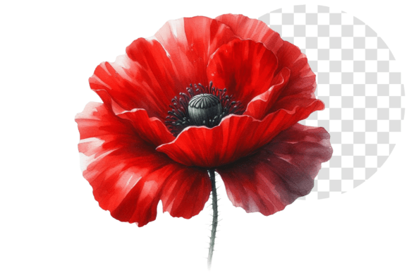 Download Poppify Watercolor Red Poppy Clipart - Red poppy clipart Collection