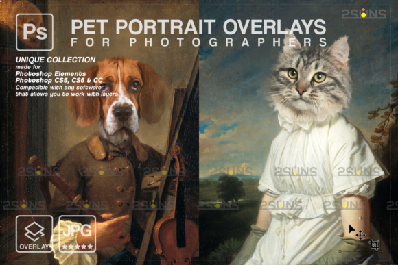 Download Royal Pet Portrait Templates Vol.15 - Premium Bundle