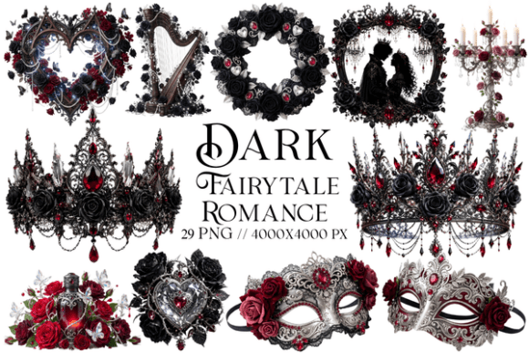 Download Dark Fairytale Romance Clipart - Clip Collection