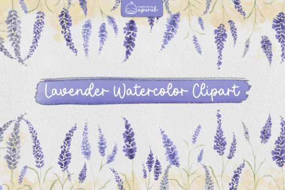 Download Lavender Flower Watercolor Clipart - Clip Collection