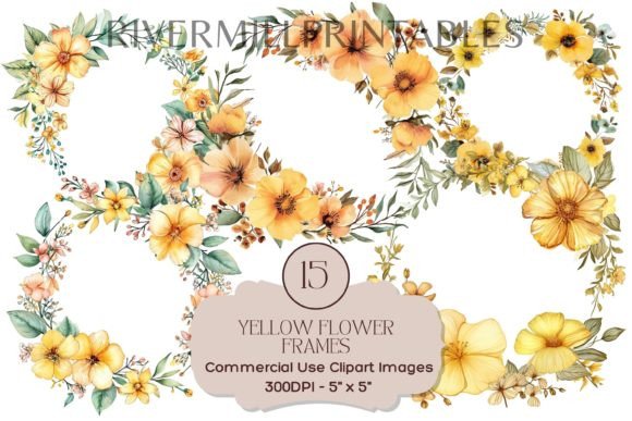 Download Yellow Flower Wreath Clipart - Clip Collection