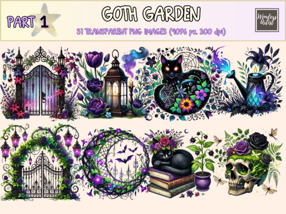 Download Goth Garden Clipart - Clip Collection