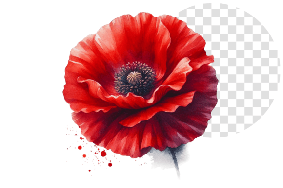 Download Poppify Watercolor Red Poppy Clipart - Red poppy clipart Collection