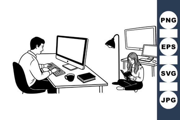 Download Work from Home Office Clipart - Clip Collection