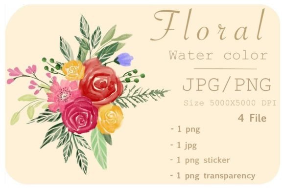 Download Floral Watercolor Design Clipart - Clip Collection