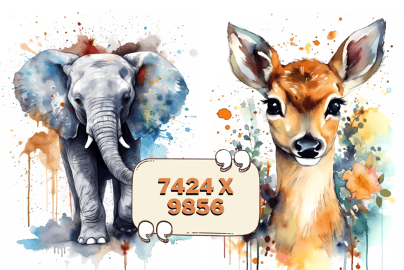 Download 23 Watercolor Animals Clipart Bundle HQ - Clip Collection