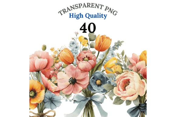 Download 40 Floral Bouquet Clipart - Clip Collection