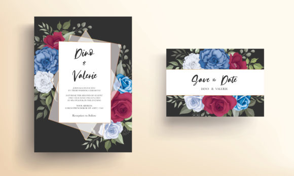 Download Elegant Wedding Card Flowers Design - Card Collection