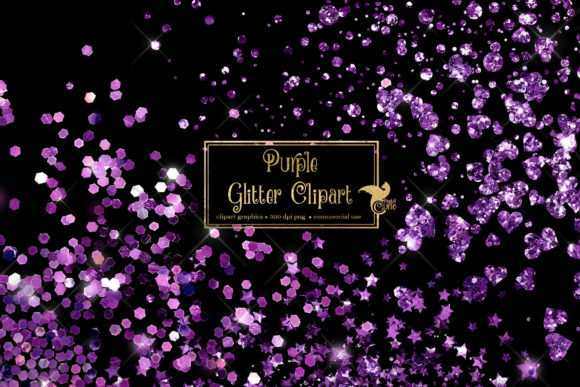 Download Purple Glitter Clipart - Clip Collection