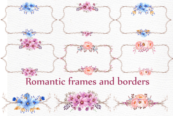 Download Wedding Flower Frame Clipart - Clip Collection