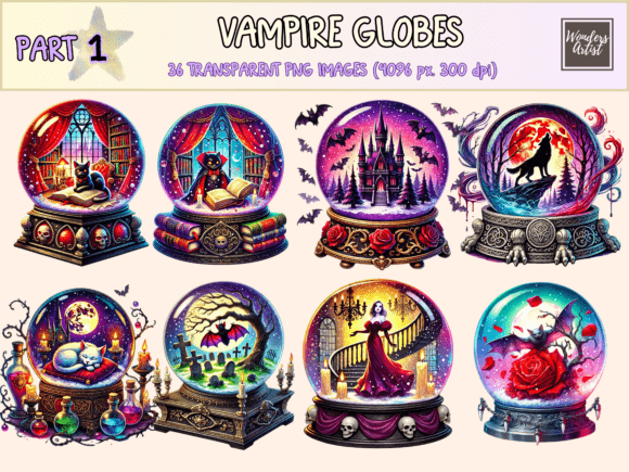 Download Vampire Globes Clipart - Clip Collection