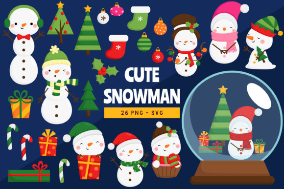 Download Doodle Winter Snowman Seasonal Clipart - Clip Collection