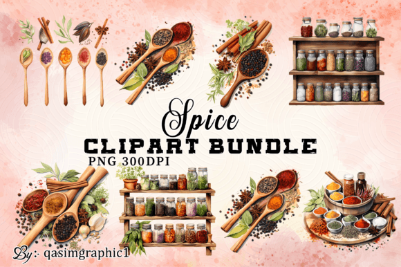 Download Watercolor Herbs and Spices Clipart PNG - Clip Collection